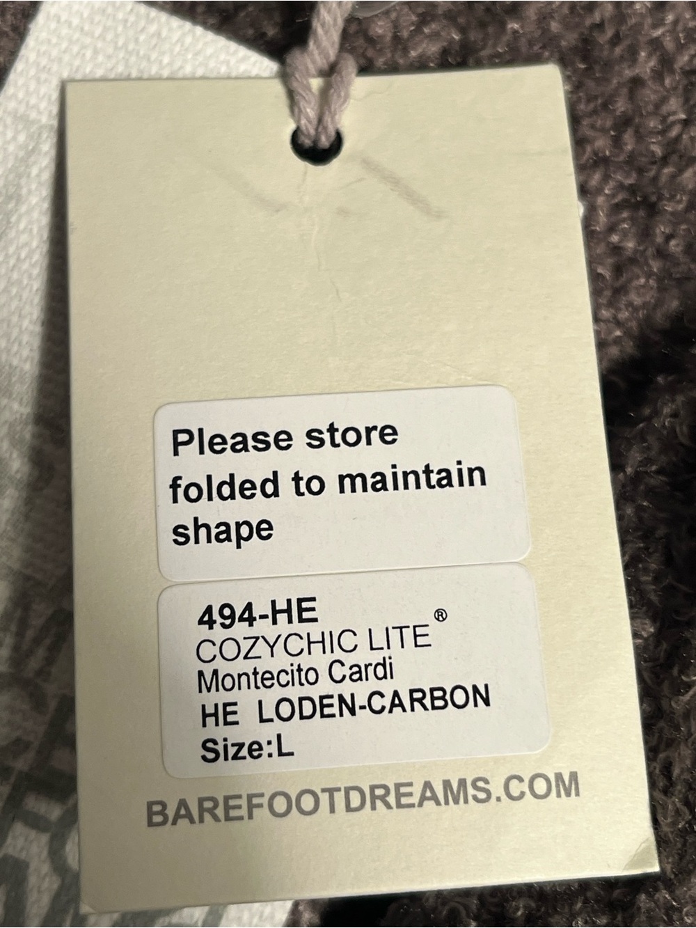 BAREFOOT DREAMS ( Luxury Brand ) Cozy Cardi NWT 🐚🐚🐚🐚 - Picture 4 of 9